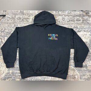 Assholes Live Forever Black Hoodie‎ Men’s Size XXL